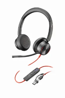 Audífonos Hp Poly Diadema, Alámbrico, Usb, Negro
