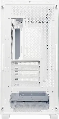 Gabinete Asus A21, Micro Atx/mini Itx, Cristal Templado, Compatible Con Mother Btf, Blanco, Open Box