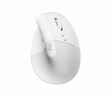 Mouse Optico Vertical Logitech Lift, 6 Botones, 4000 Dpi, Interfaz Rf Inalambrico + Bluetooth, Color Blanco