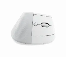 Mouse Optico Vertical Logitech Lift, 6 Botones, 4000 Dpi, Interfaz Rf Inalambrico + Bluetooth, Color Blanco