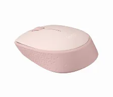 Mouse Optico Laser Logitech M170, 3 Botones, 1000 Dpi, Inalambrico, 10m Alcance, Bateria Aa, Color Rosa