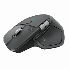 Mouse Logitech Mx Master 4 Laser, 8 Botones, 8000 Dpi, Rf Inalámbrico + Bluetooth, 10 M, Grafito