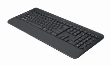 Teclado Inalambrico Logitech Signature K650, Bluetooth, Espanol, Descansa Munecas, Color Negro