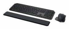 Kit Teclado Y Mouse Logitech Mx Keys Combo For Business Gen 2 Interruptor De Llave De Tijera, Retroiluminado, Inalámbrico, Usb Tipo A, 8000 Dpi, Grafito