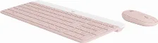 Kit Teclado Y Mouse Logitech Mk470 Slim, Inalambrico, Usb-a, Color Rosa