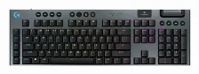 Teclado Logitech G G915 X Lightspeed Inglés, Inalámbrico Y Alámbrico, Rf Inalámbrico + Bluetooth, Interruptor Mecánico, Led, Negro