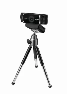 Camara Web Logitech C922, 1920x1080,, Microfono, Usb, Color Negro