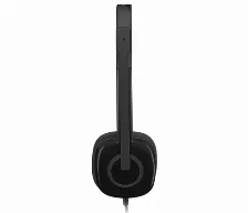 Diadema Logitech H151 Stereo Con Microfono 3.5mm, Negro