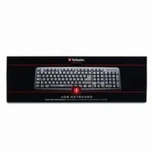Teclado Verbatim Bravo, Usb 2.0, Negro