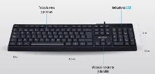 Teclado Acteck Ta210 Alambrico, Usb, 105 Teclas, Negro
