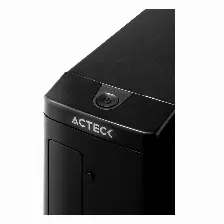 Gabinete Slim Acteck Atom Gs240 Mini-tower, Micro Atx, Mini-itx, Fuente 450w, Negro
