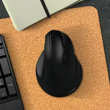 Mouse Optico Acteck Virtuos Fitt Mi520 Inalambrico, Ergonomico, 2400 Dpi, Negro