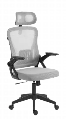 Silla Acteck Flux Lite Ec313hr / Ergonomica / Max 100 Kg / Reposabrazos Ajustables / Material Transpirable / Mecanismo Tipo Mariposa / Inclinacion 120 Grados/ Negro-gris / Ac-943376