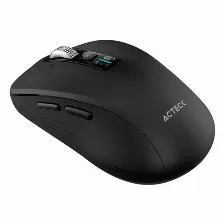 Mouse Acteck Virtuos Pro Air Mi766 Optico, 9 Botones, 3200 Dpi, Bluetooth, Negro