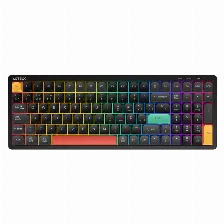 Teclado Gamer Acteck Techno Core Ti780 Elite, Inalambrico, Luces Rgb, Bluetooth, Usb, Usb- C, Negro