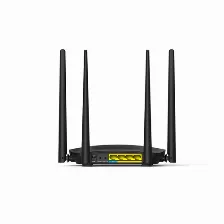 Ruteador Inalambrico Tenda 1200mbps, Dual-band 3 Puertos Rj45 10,100 Mbit/s, 4 Antenas, Color Blanco (ac5)