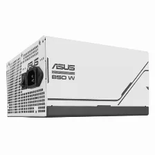 Fuente De Poder Asus, 80plus Gold, 850w, Prime Ap-850g, Atx 3.0 Pcie 5.0, Modular, Blanca