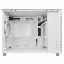 Gabinete Asus Prime Ap201 Microatx Case Mini Tower, Psu No, Vent. 1x 120 Mm, Blanco