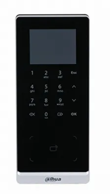 Control De Acceso Dahua Technology Asi2201h-dw Lector De Huella No, 30000 Usuario(s), Lector De Código De Acceso Si, Lector De Tarjeta Si, 30000 Tarjetas, Pantalla 6.1 Cm (2.4