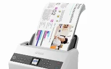 Escaner Epson Ds-730n Resolución 600 X 600 Dpi, Escáner A Color, Usb, Negro, Gris