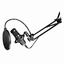 Microfono Balam Rush Stelar Mc970, Usb 1.5 Mts, Unidireccional, Esponja Antipop, Filtro Antipop, Soporte Tipo Sock, Soporte De Brazo, Br-932967