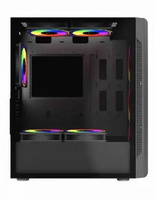 Gabinete Balam Rush Dragonfly Crystal Gm590cb Midi Tower, 4x Ventiladores, Negro