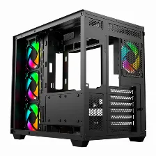 Gabinete Balam Rush Tank Master 9600 Tb Midi Tower, Atx/micro-atx/mini-itx, 4x Ventiladores, Blanco