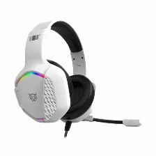 Audífonos Balam Rush Br-941198 Diadema, Alámbrico, 3.5 Mm, Usb, Negro, Blanco