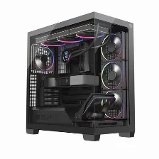 Gabinete Balam Rush Tank Polar 7900 Midi Tower, Psu No, Vent. 1x 120 Mm, Negro