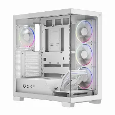Gabinete Balam Rush Tank Polar 7900 Midi Tower, Psu No, Vent. 1x 120 Mm, Blanco