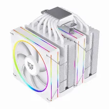 Disipador Balam Rush Heliux Pro Hex70 12 Cm, 2200 Rpm, Blanco