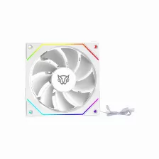 Ventilador Balam Rush Br-942379 12 Cm, 1800 Rpm, Led Multi, Blanco