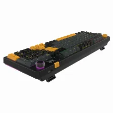 Teclado Balam Rush Mecanico Inalambrico Defeat Level Gk3, Espanol, Rgb, Negro