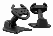 Volante Adaptador Balam Rush Joy Wheel Jw300 / Compatible Con Joy-con Switch/oled Y Ps5 Dualsenses / 2 Bases De Sujecion / Abs Ventosas Para Estabilidad / Negro / Br-943611