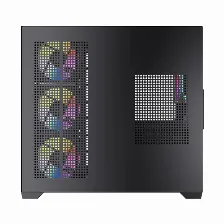 Gabinete Balam Rush Br-943833 Midi Tower, Psu No, Vent. 1x 120 Mm, Negro
