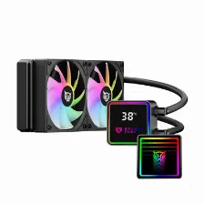 Sistema De Enfriamiento Liquido Balam Rush Cryo Prism, 240mm, Hasta 1800rpm, Lcd, Negro
