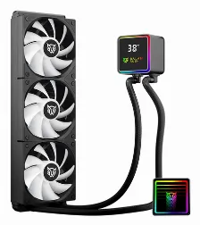 Sistema De Enfriamiento Liquido Balam Rush Cryo Prism 360mm, Hasta 1800rpm, Lcd, Negro