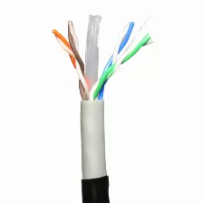 Bobina De Cable Utp Xcase Cat6, 100m, Doble Forro, Exterior, Negro
