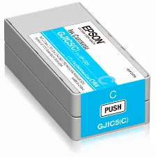 Cartucho De Tinta Epson Gjic5(c) Original, Cian