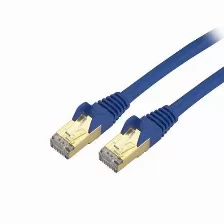 Patchcord Startech.com Cat6a, 9.1 M, Azul