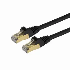 Patchcord Startech.com Cat6a, 0.9 M, S/utp (stp), Negro