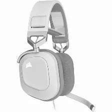 Audífonos Corsair Hs80 Diadema, Alámbrico, Usb, Blanco