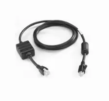 Cables De Poder Zebra Cbl-dc-381a1-01 Macho, Macho Negro
