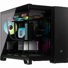 Gabinete Corsair 2500x Rgb Micro Tower, Psu No, Negro