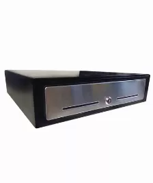 Cajón De Dinero Front Cdfr410g58-b, Cajón Manual De Dinero, Metal, Negro
