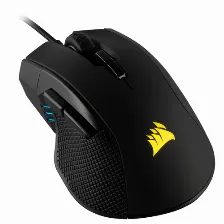 Mouse Gamer Corsair Ironclaw Rgb, 18,000 Dpi, 7 Botones, Usb, 1.8 Metros, Negro