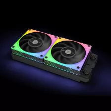 Kit 3 Ventiladores Thermaltake Toughfan, Presion Estatica, 2000 Rpm, Rgb, Con Controlador