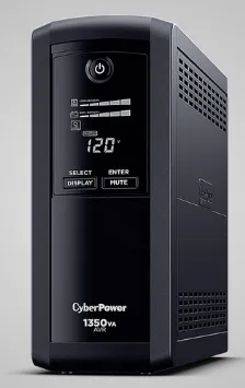 No Break Cyberpower Cp1350avrlcda 810w, 1350va, Respaldo 9 Min, 8 Contactos