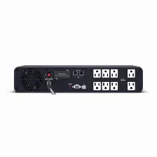 No Break Cyberpower Cp1500pfcrm2u 1.5 Kva / 1000 W, 1500 J, Entrada 144 V, 8 Salidas Ac, Negro