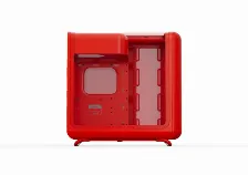 Gabinete Hyte X50 Mid Tower, Ventana Lateral Vidrio Templado, Sin Fuente, Wild Cherry, Rojo